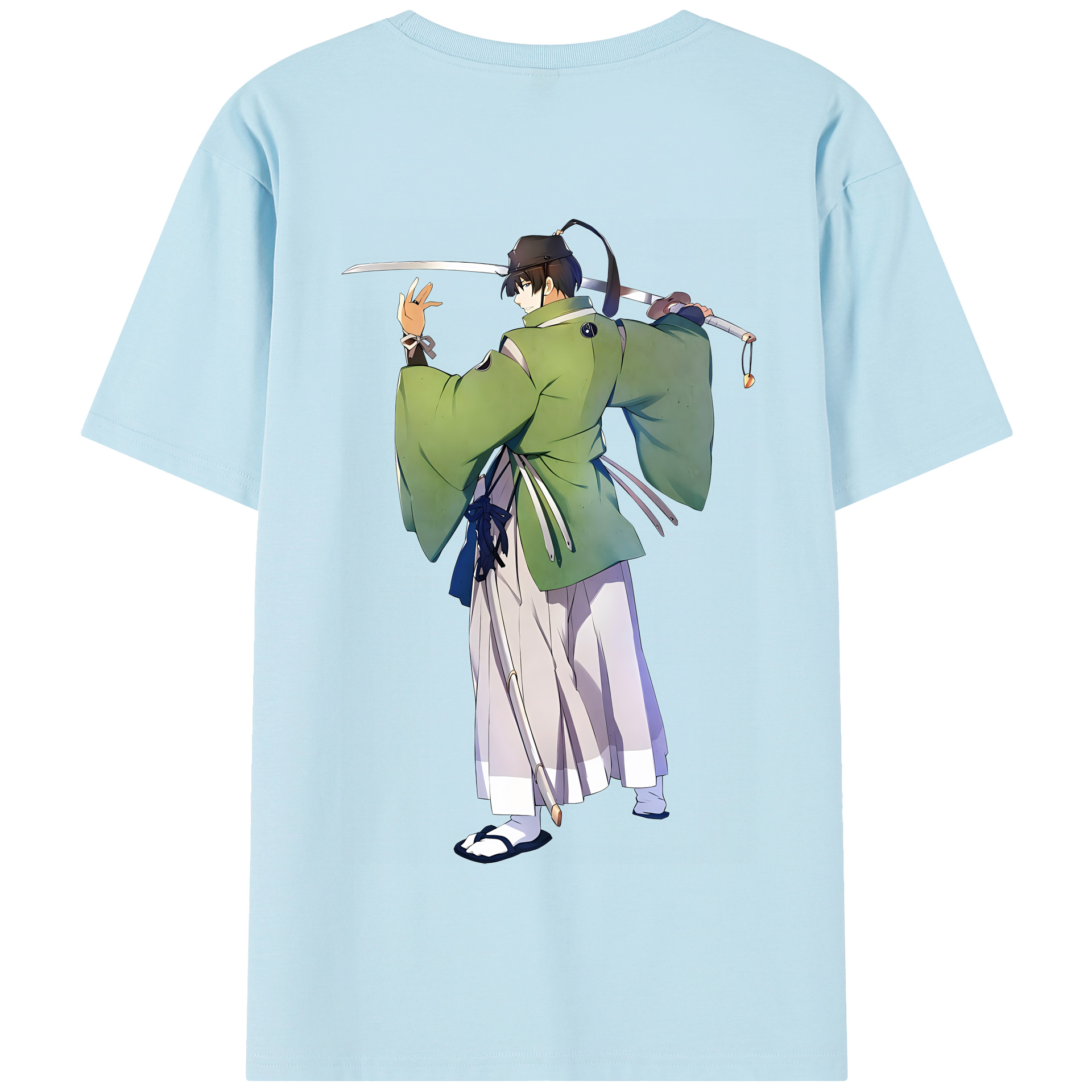 （画像用） 刀剣乱舞 Touken Ranbu 綿100％半袖Tシャツ（背面プリント）